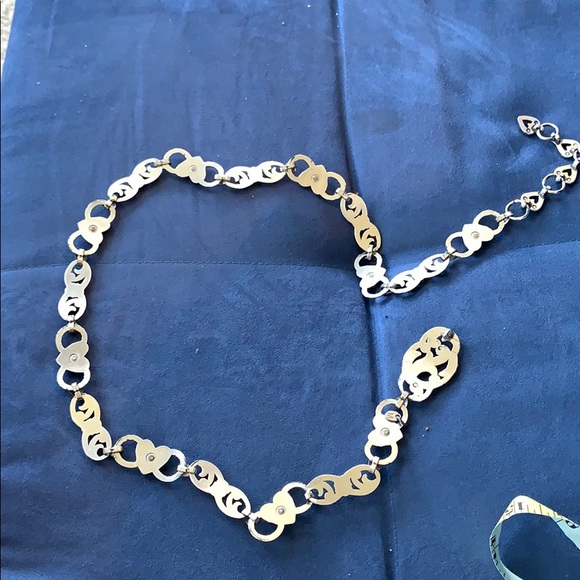 Brighton Collectibles silver/gold tone chain belt main image 9